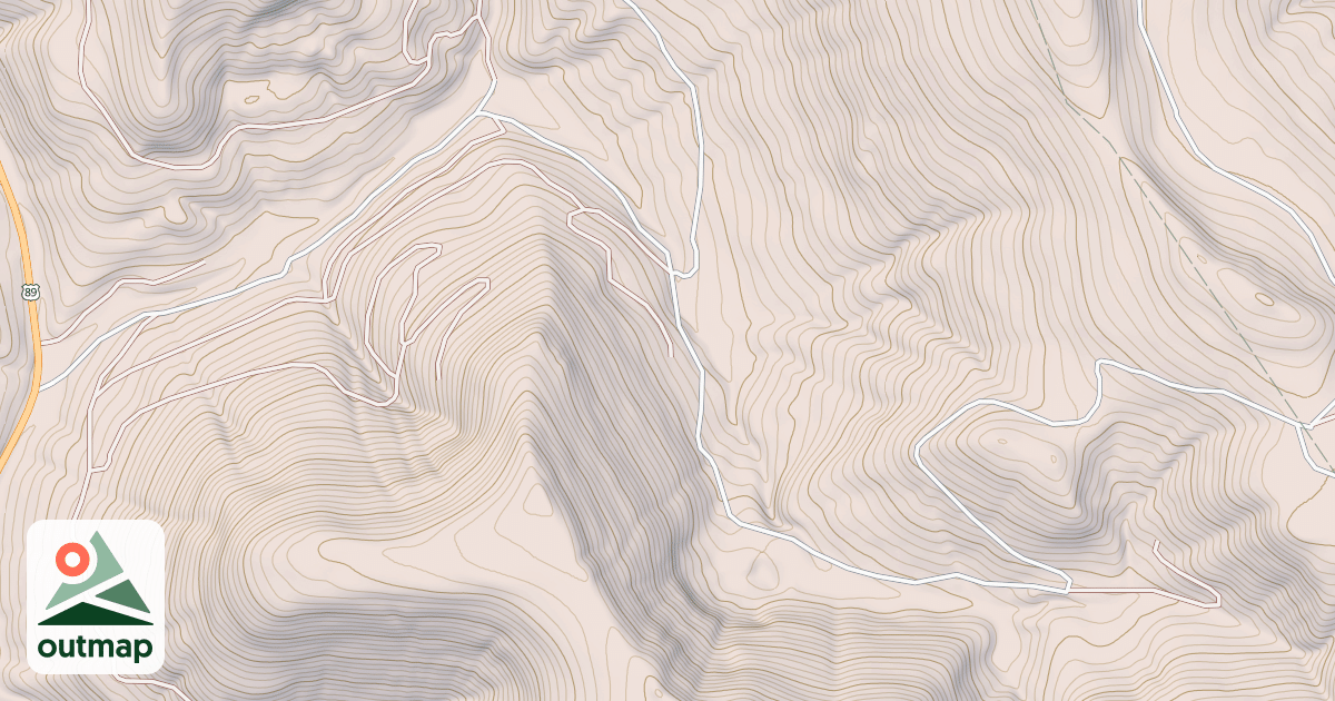 Map of DEADMAN CREEK