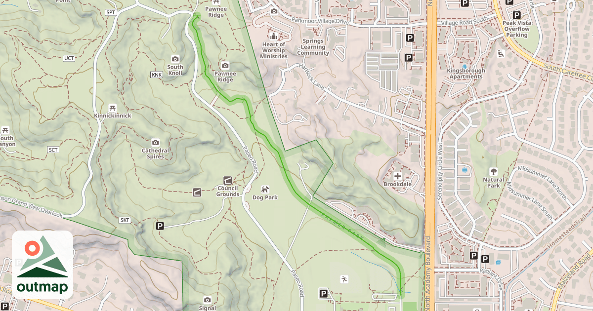 Map of Greencrest Trail