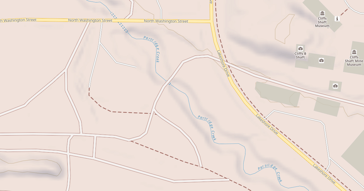 Map preview of Iron Ore Heritage Trail