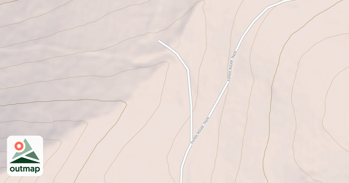 Map of USFS Motor Vehicle Use Map Trails 330132010602