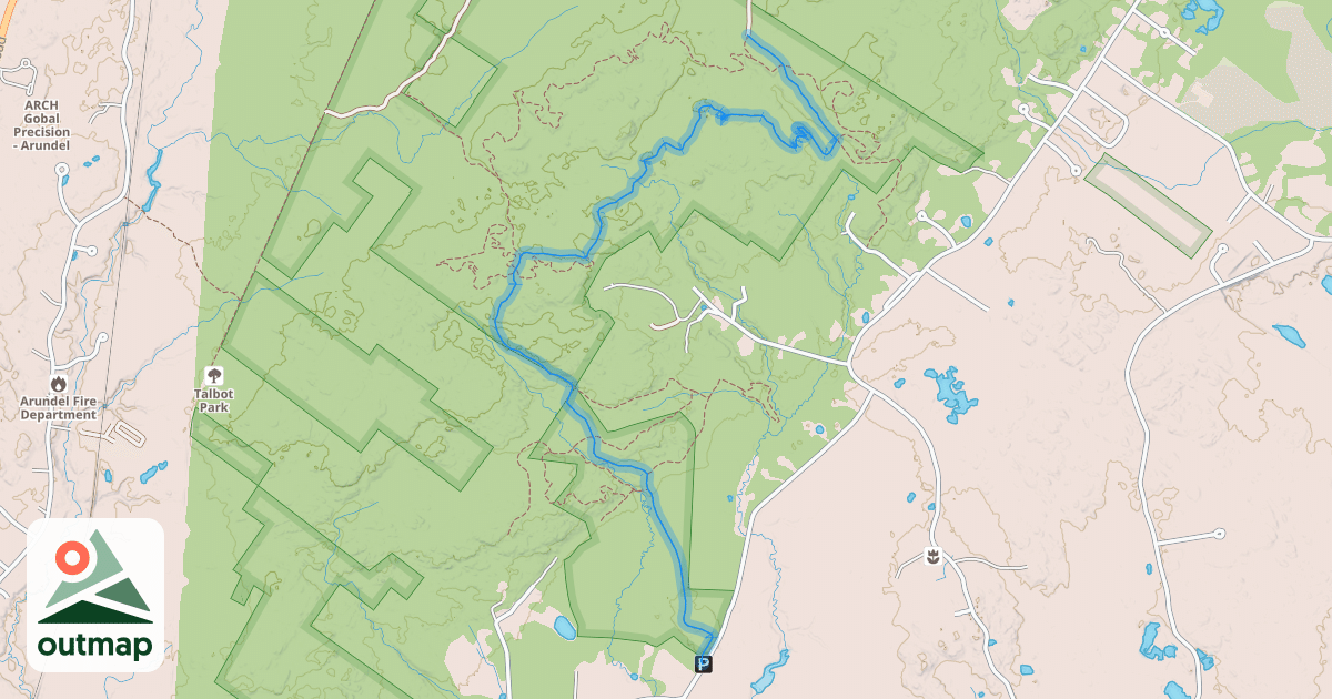 Map of Steele Trail