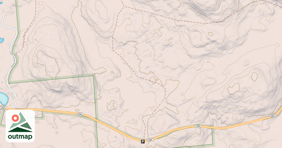 Map of Burnt Vly Trail