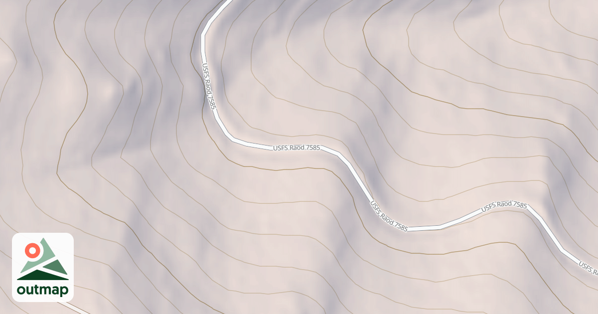 Map of EAST FORK SWAMP CREEK