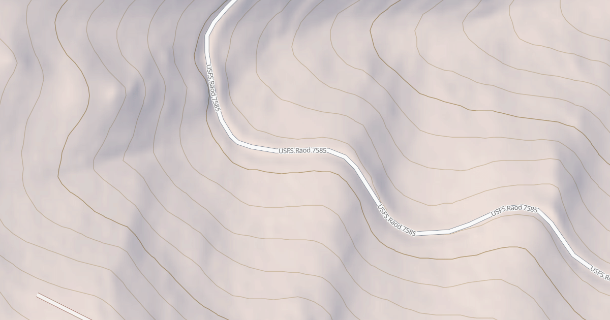 Map preview of EAST FORK SWAMP CREEK