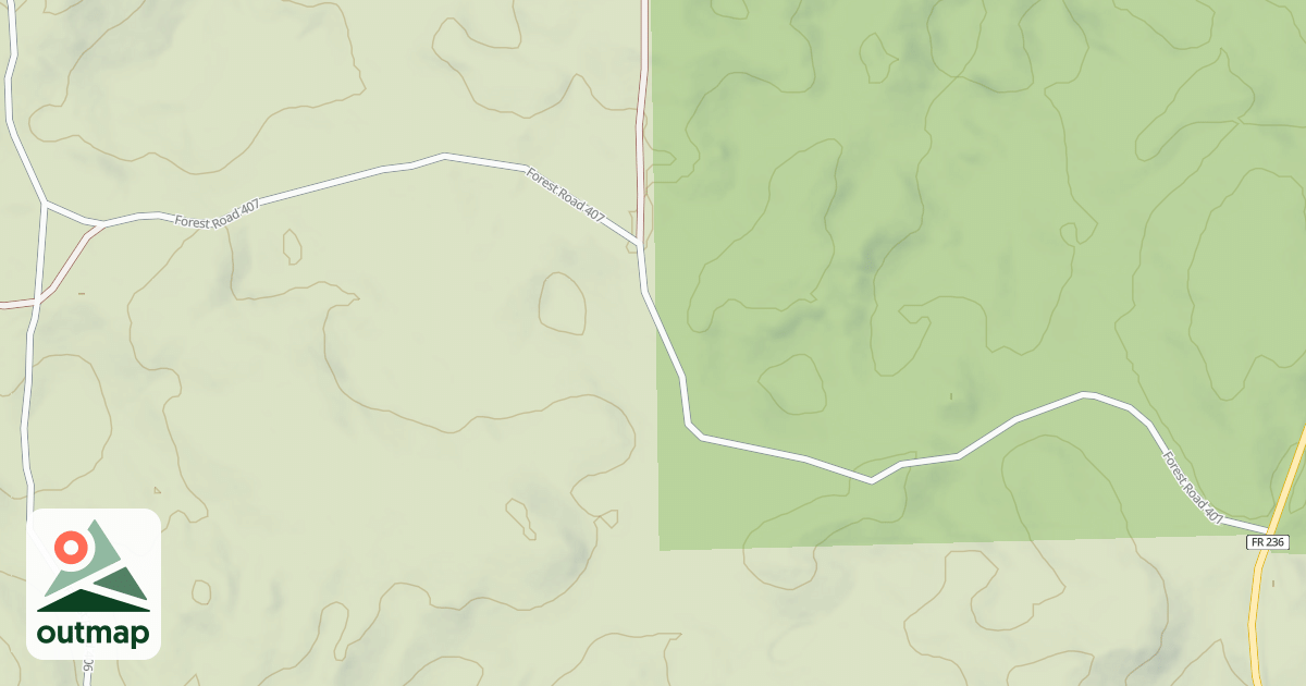 Map of FR 407