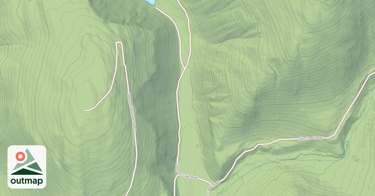 Map of SOLOMON LAKE