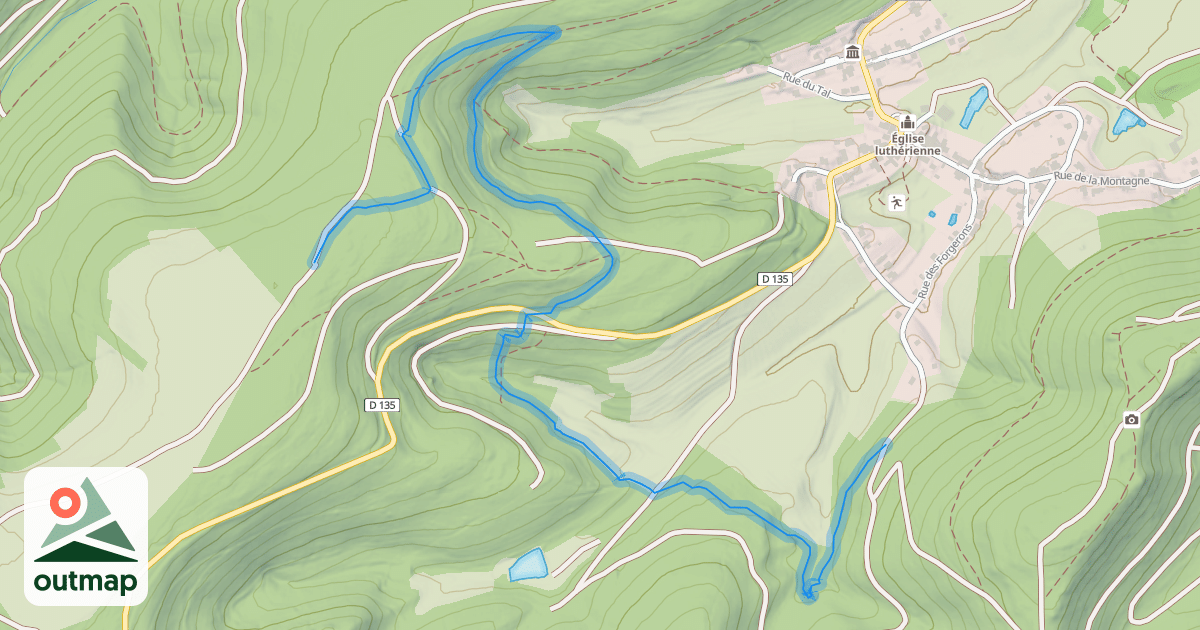 Map of Circuit des 12 Sources Cercle Bleu
