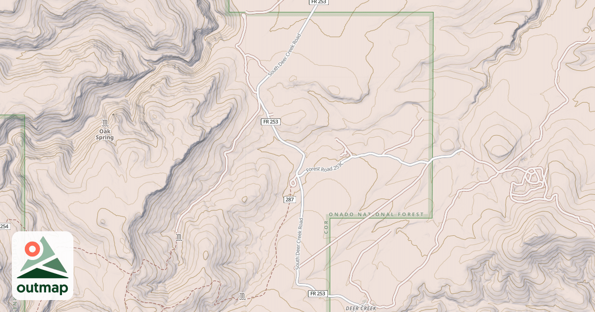 Map of DEER CREEK