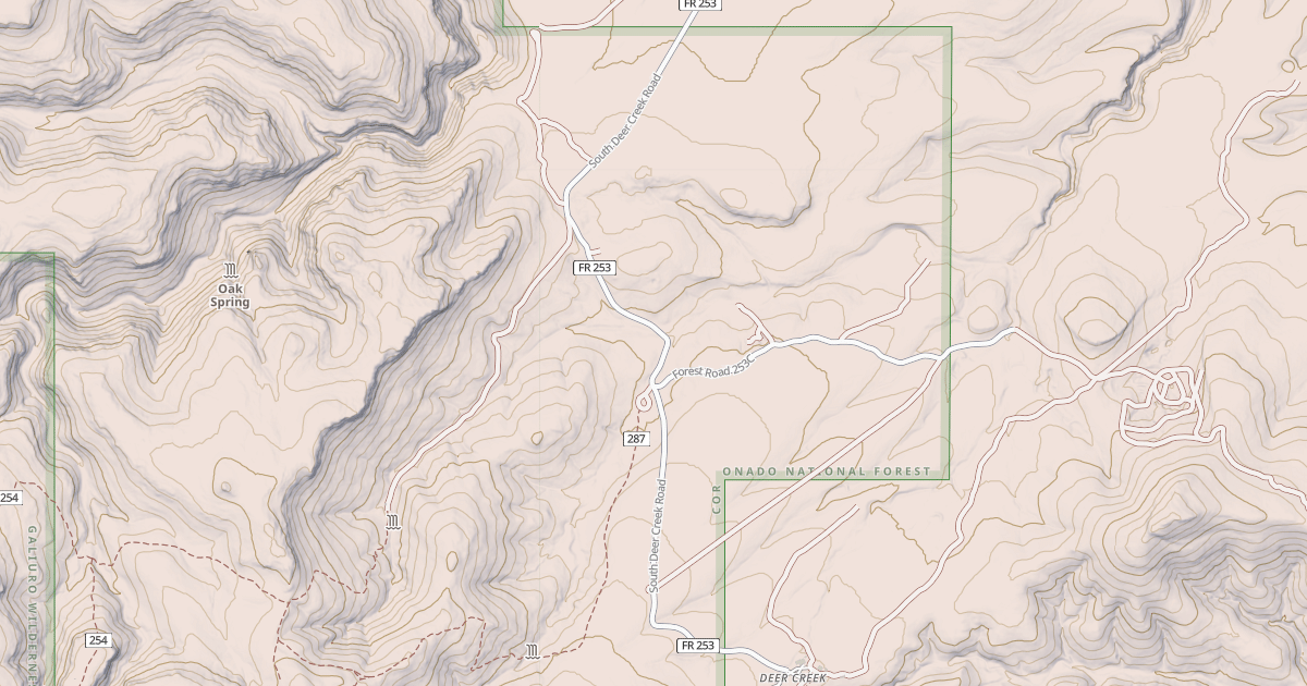 Map preview of DEER CREEK