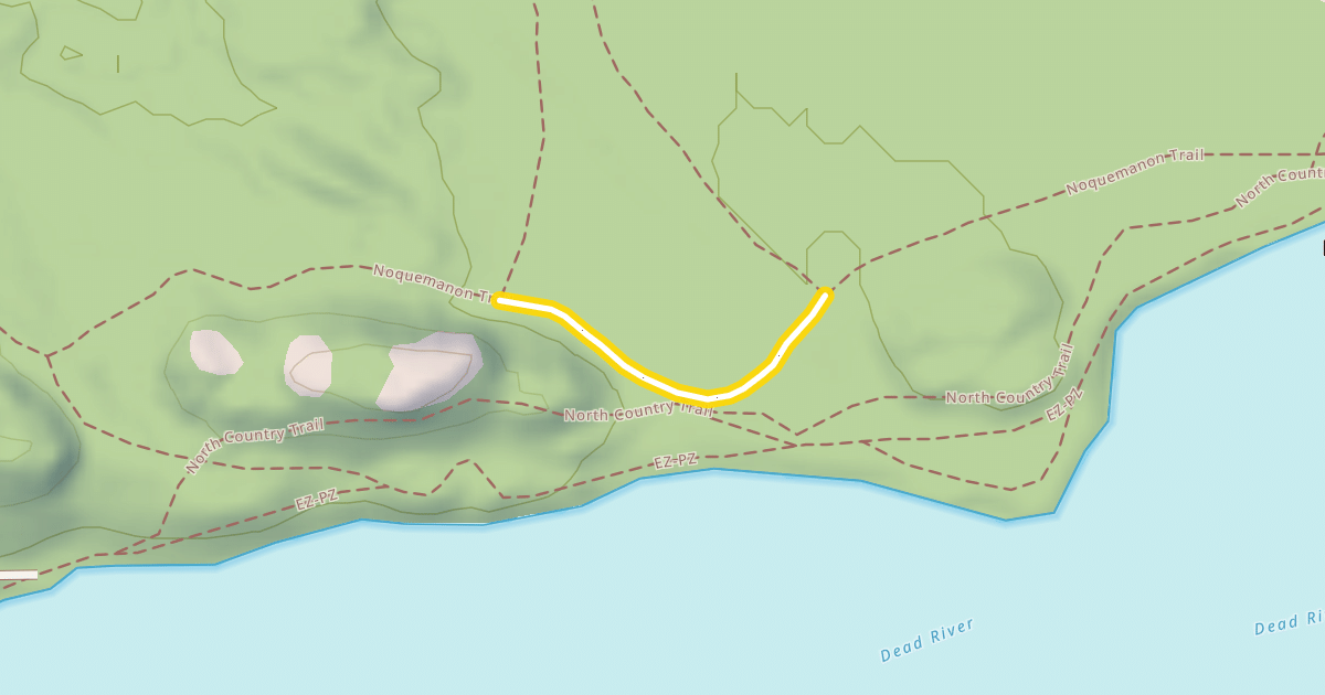 Map preview of Noquemanon Trail