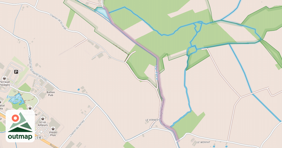 Map of Chemin de l'Étang de Mai