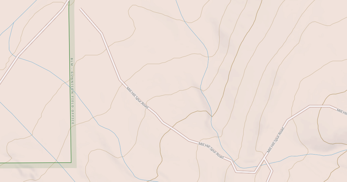 Map preview of BLM National GTLF Public Motorized Roads 874ef429-4f0c-4e0a-bb58-5f5ca222b3aa