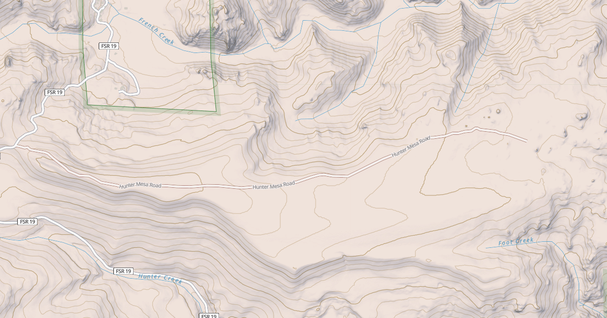 Map preview of HUNTER MESA