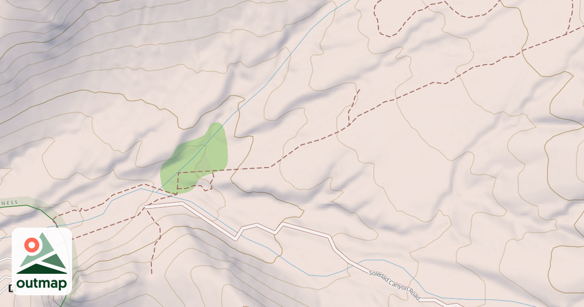 Map of Bar Canyon Trail