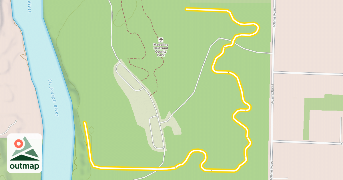 Map of Green Trail