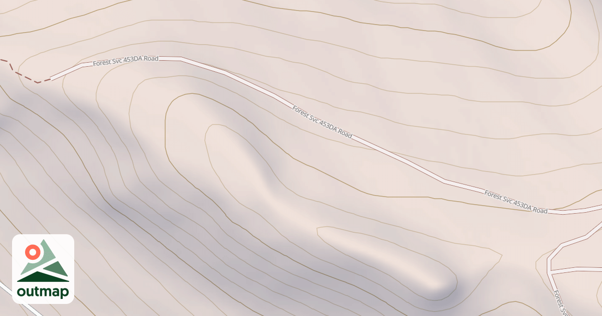 Map of USFS Motor Vehicle Use Map Roads {7B2B625D-3A0C-43A0-9744-A2E862149ADD}