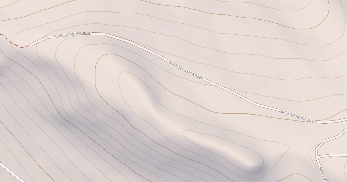 Map preview of USFS Motor Vehicle Use Map Roads {7B2B625D-3A0C-43A0-9744-A2E862149ADD}