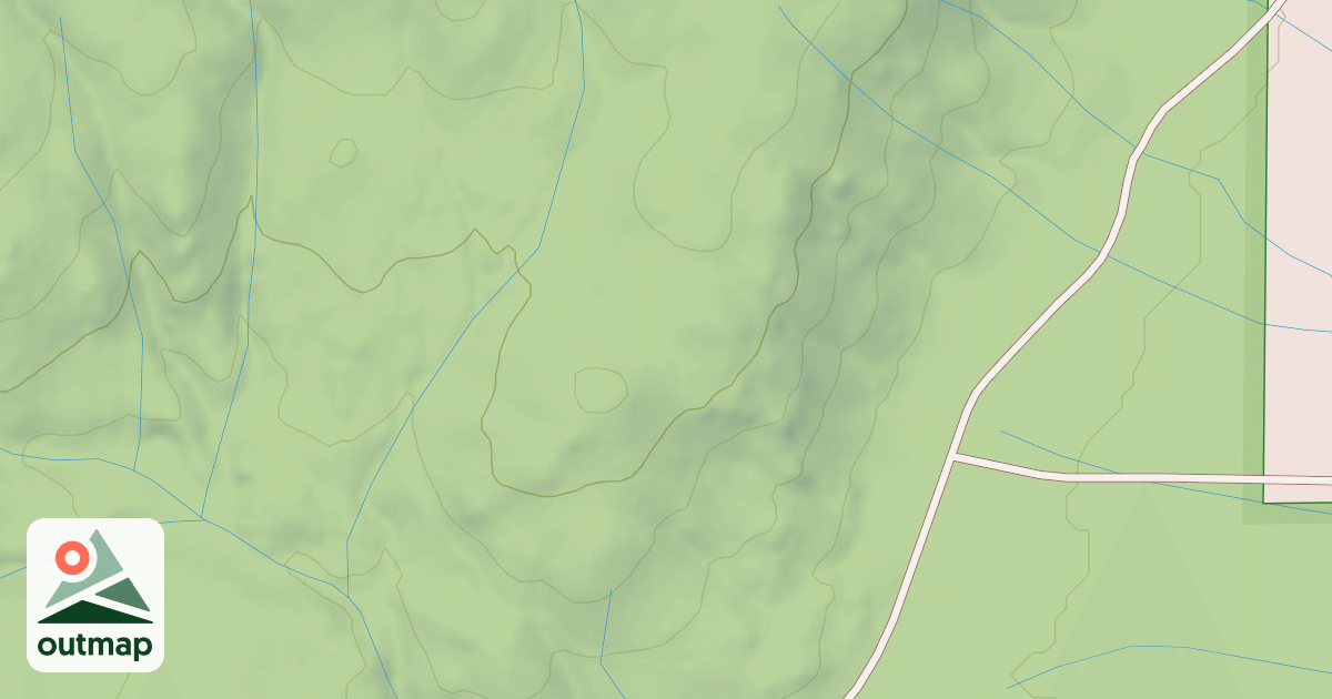 Map of CARMEN VALLEY SPUR