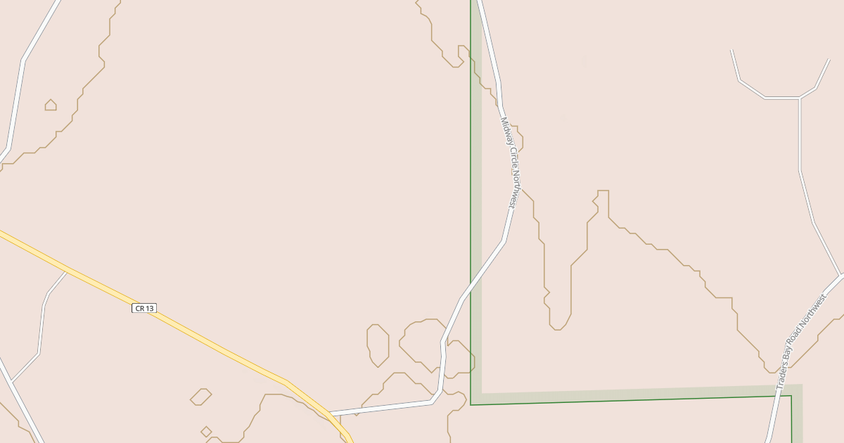 Map preview of MIDWAY CIRCLE NORTHWEST