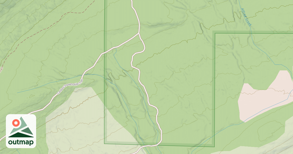 Map of CARIBOU SNOWMOBILE