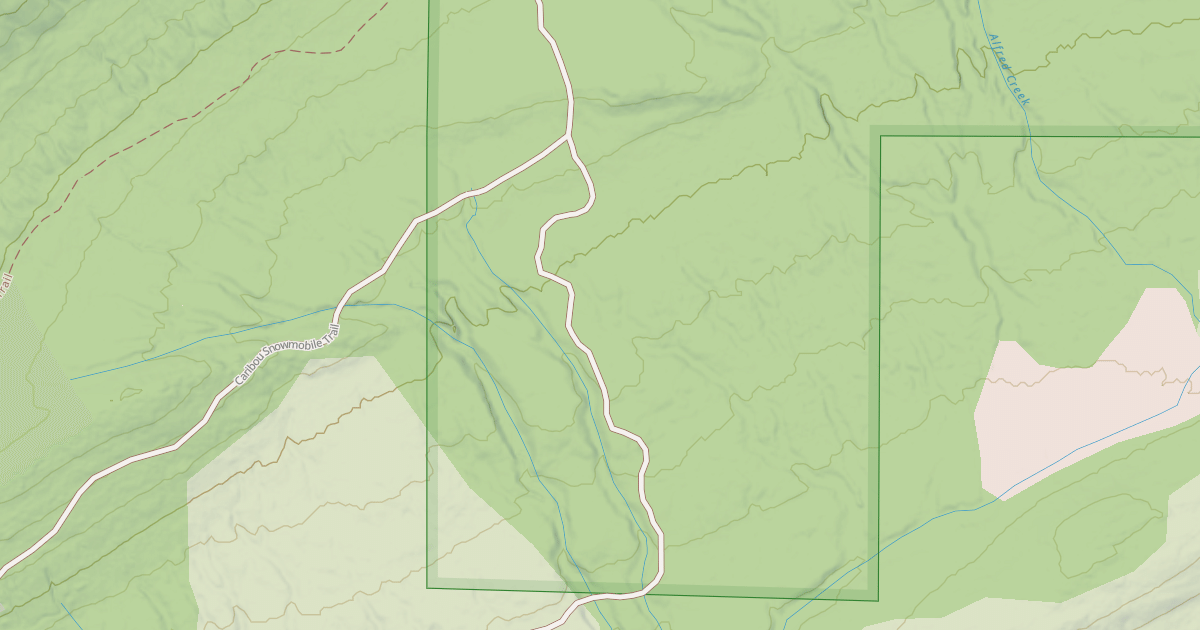 Map preview of CARIBOU SNOWMOBILE