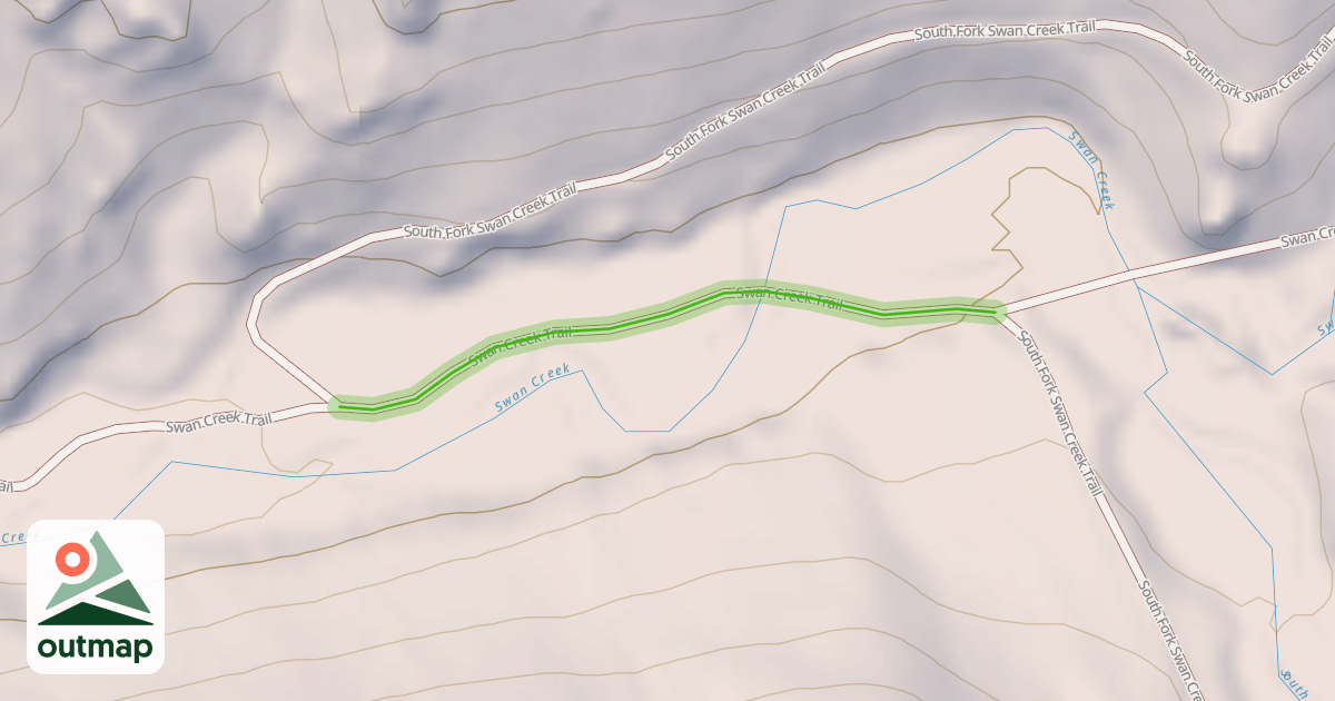 Map of Swan Creek Trail
