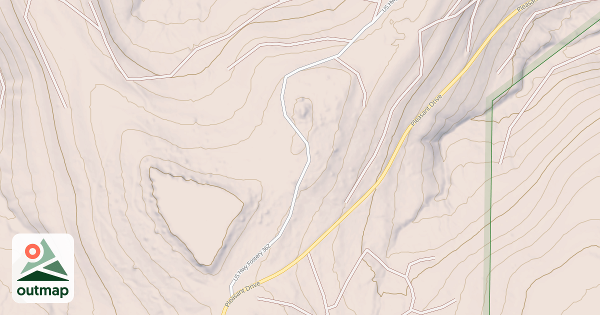 Map of GRUNDER RIDGE