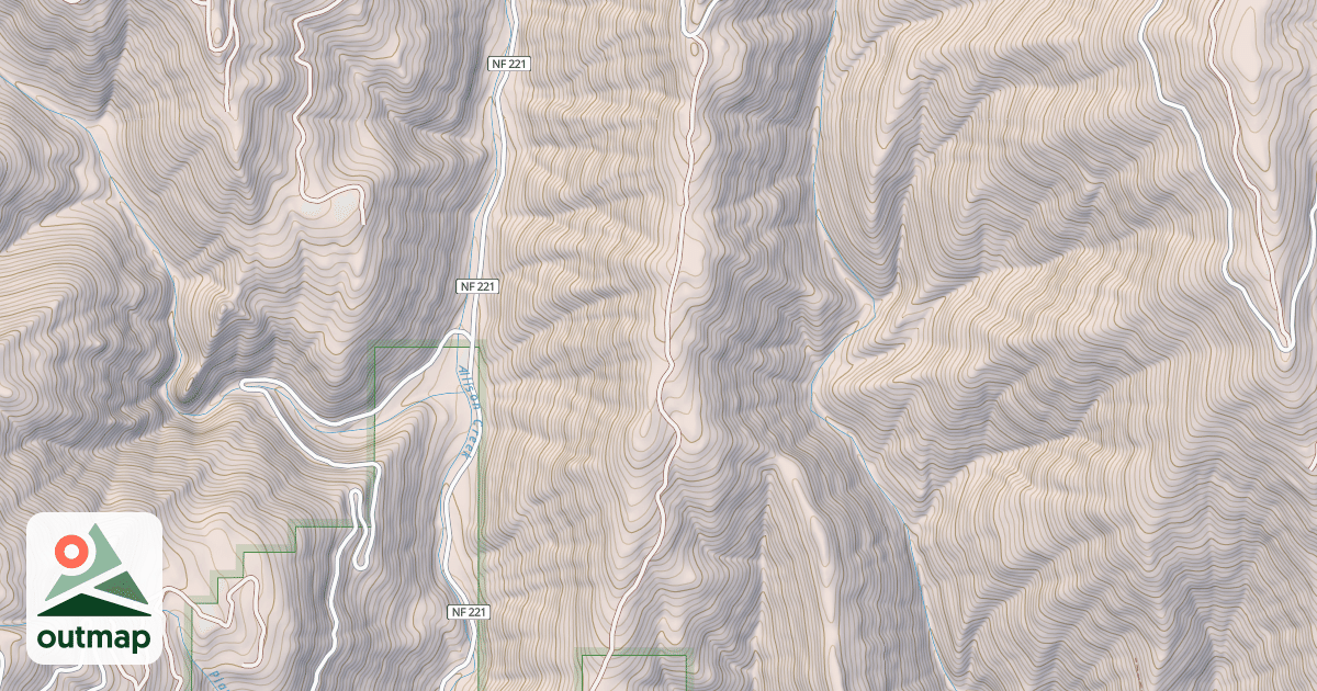 Map of CARLSON JEEP ROAD