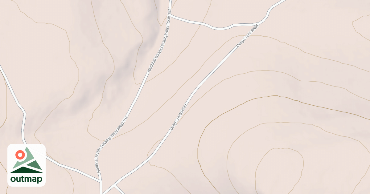 Map of DEEP CREEK