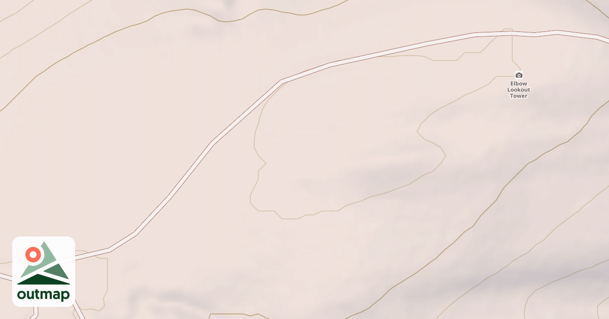 Map of ELBOW LOOKOUT