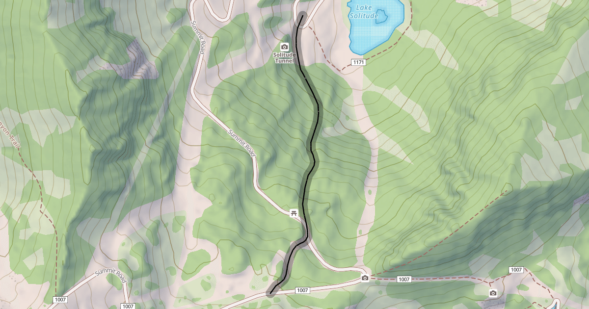 Map preview of Headwall Forrest