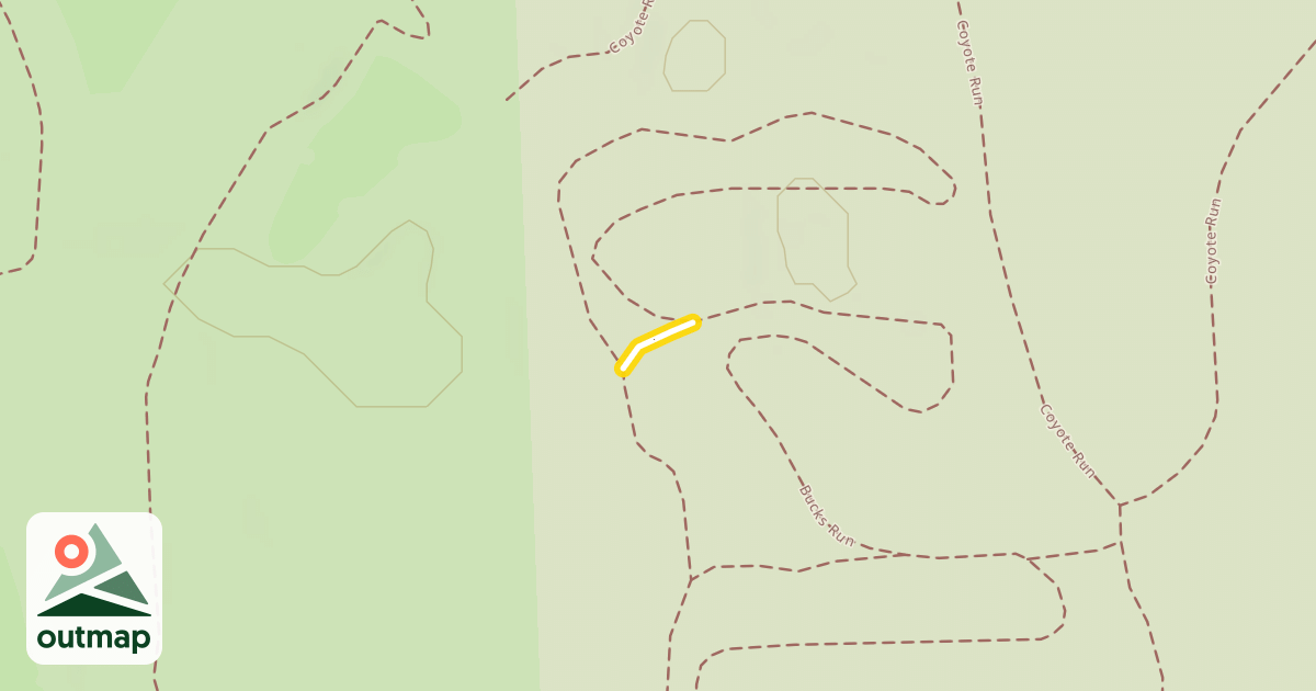 Map of Bucks Run
