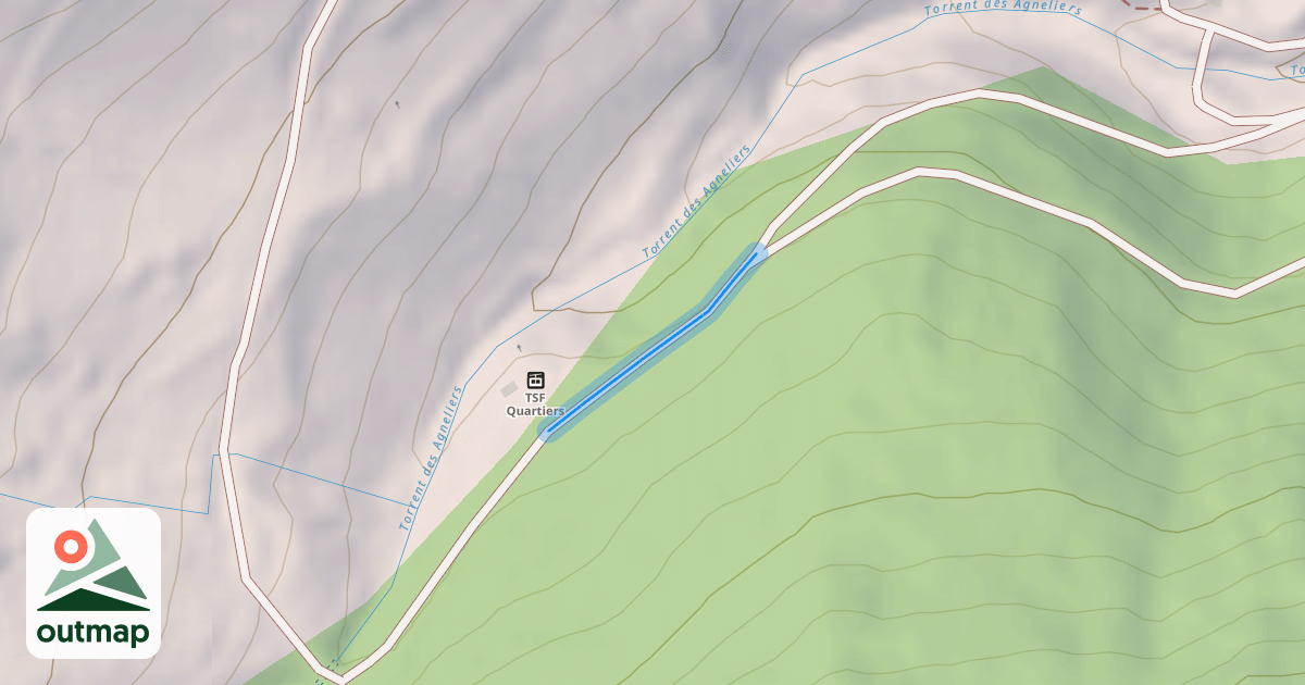 Map of Chemin des Agneliers