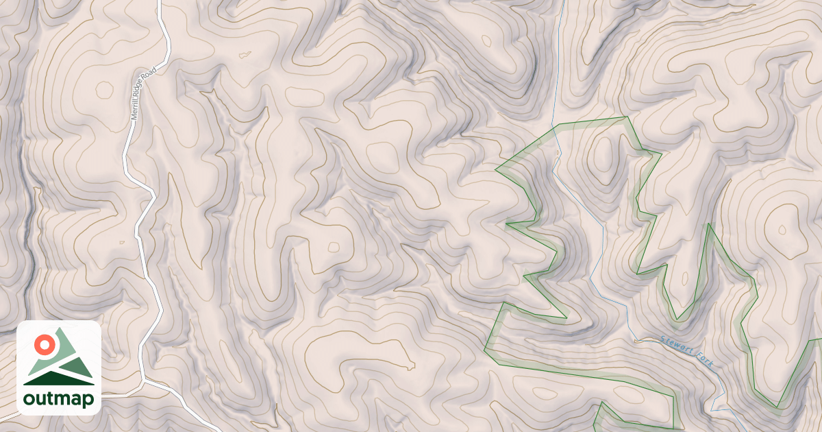 Map of STEWART FORK