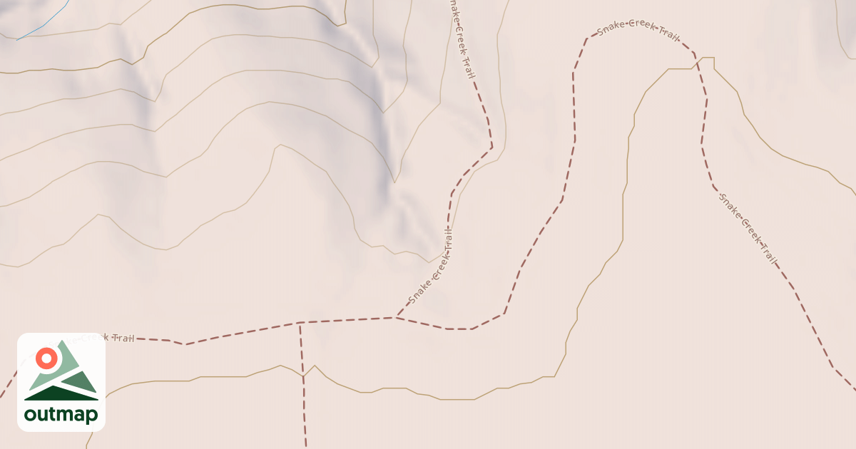 Map of Snake Creek Trail