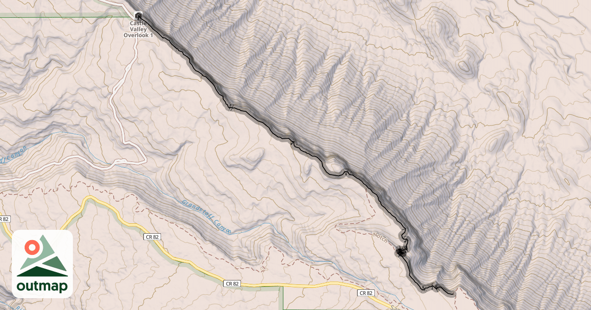 Map of Lower Porcupine Singletrack