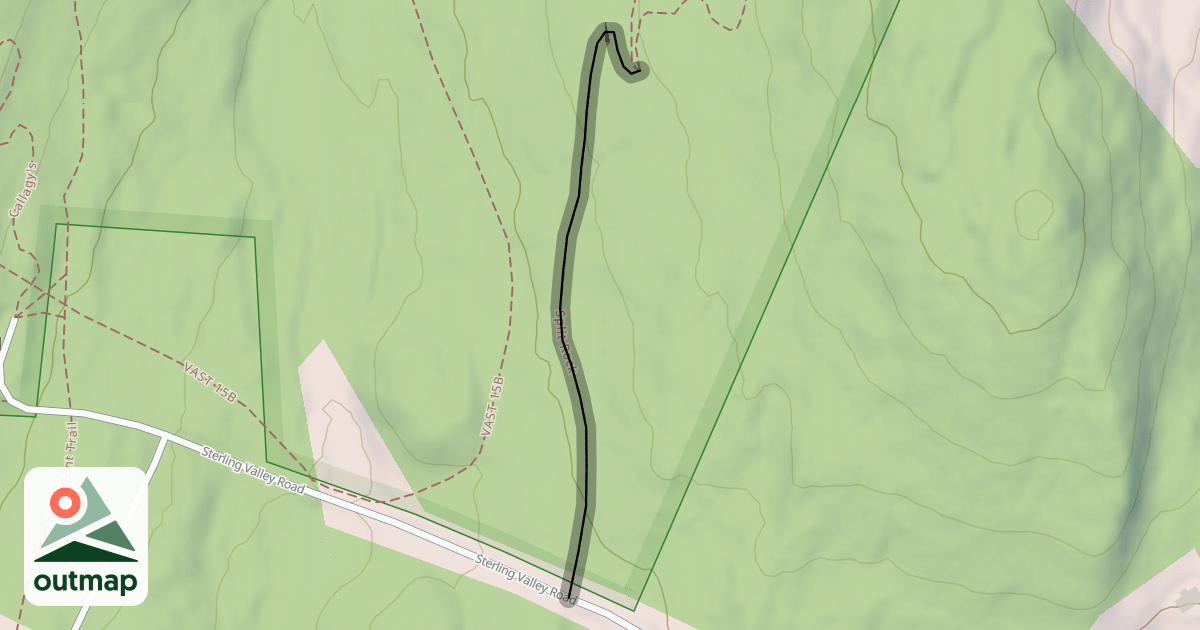 Map of Split Rock