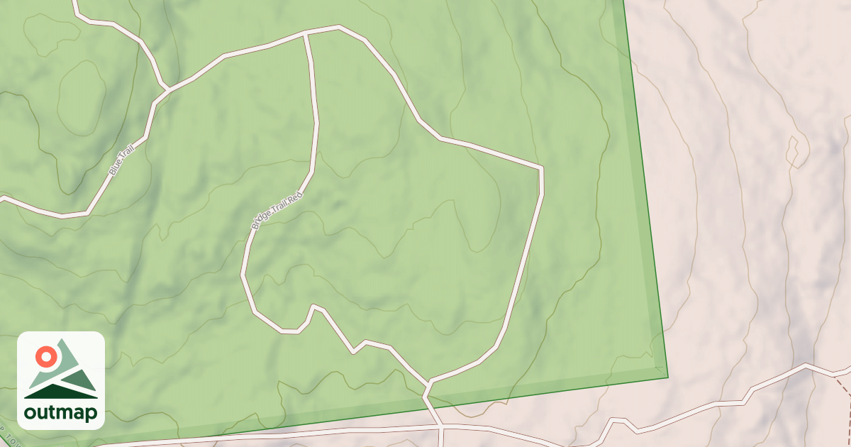 Map of Snowmobile Trail 501