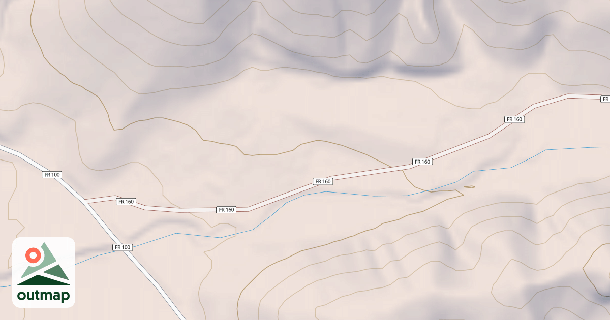 Map of TEMOLIME CANYON