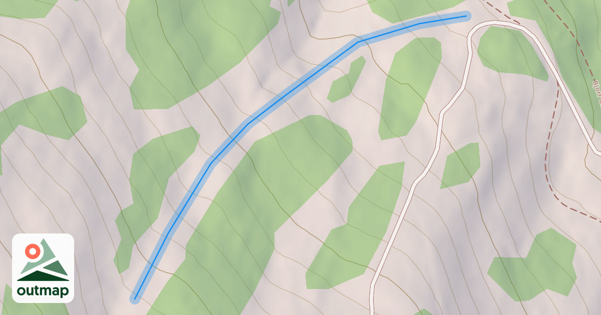 Map of Lower Harry's Hollow
