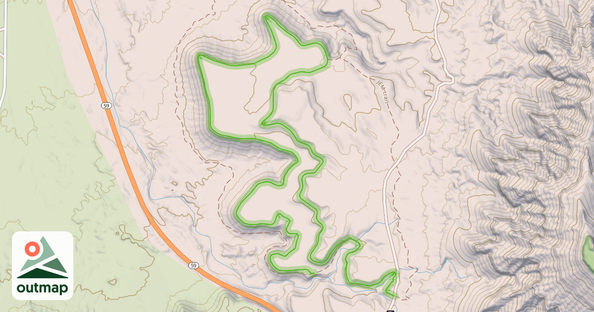 Map of More Cowbell Trail