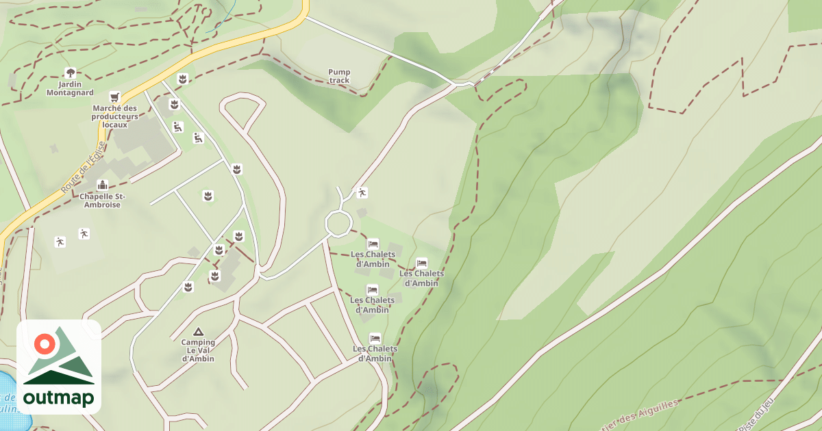 Map of Les Marmottons
