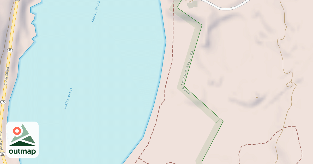 Map of Reservoir Trail