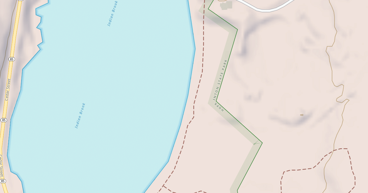 Map preview of Reservoir Trail