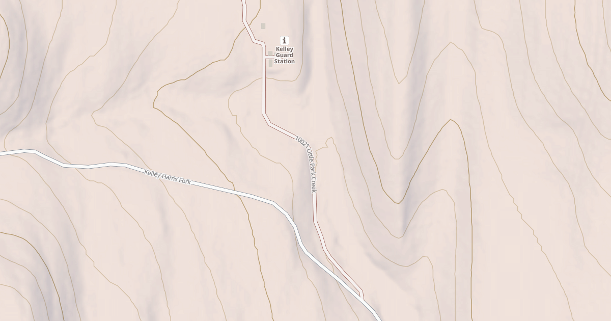 Map preview of LITTLE PARK CREEK