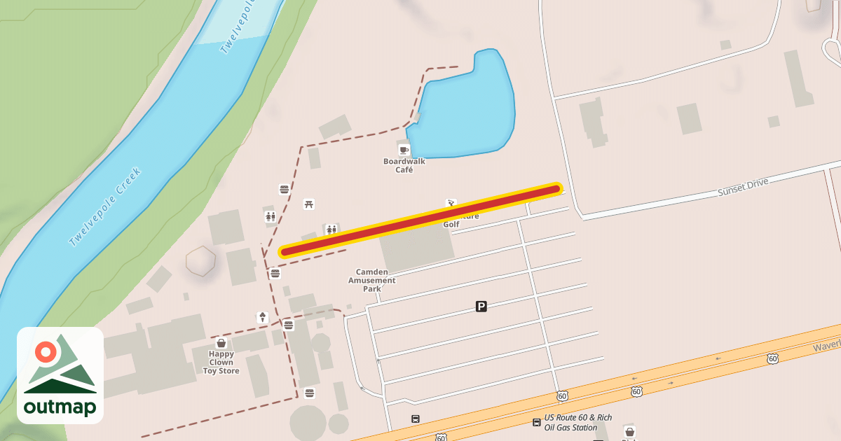 Map of SkyLiner