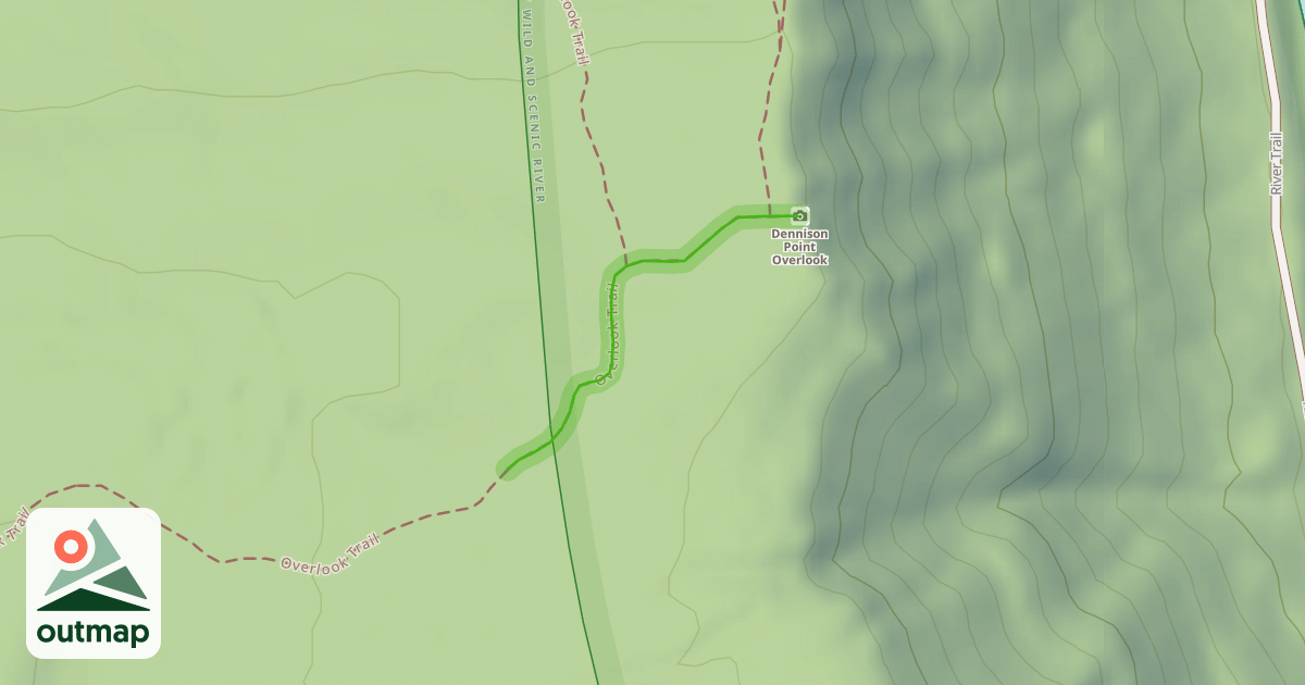 Map of Overlook Trail