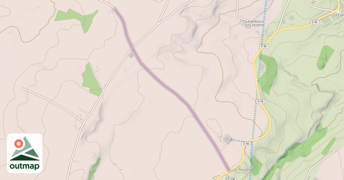 Map of Chemin des Palues