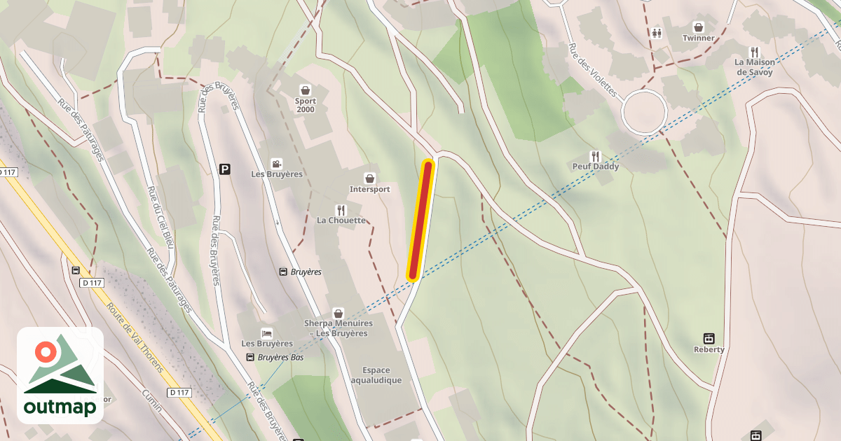Map of Bruyères