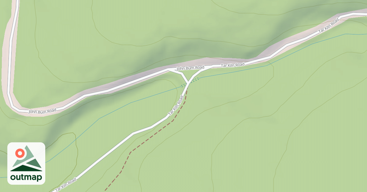 Map of Rothrock State Forest Trough Creek Snowmobile Trails